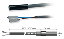 רגש טמפרטורה NTC עבור דגם XT11S 230V
-40÷110°C - N6F2