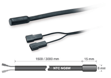 רגש טמפרטורה NTC עבור דגמי WING SPLIT
-40÷110°C - NG6W