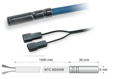 רגש טמפרטורה NTC עבור דגמי WING SPLIT
-40÷110°C - NS6SW