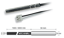 רגש טמפרטורה NTC
-40÷110°C - NY6PJ